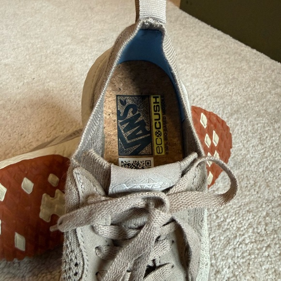 Vans EcoCush Knit Women’s Sneakers in Beige - Picture 8 of 9